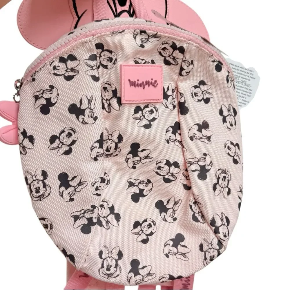 Disney Primark Girls Minnie Mouse Miniature Pink Backpack. NEW.